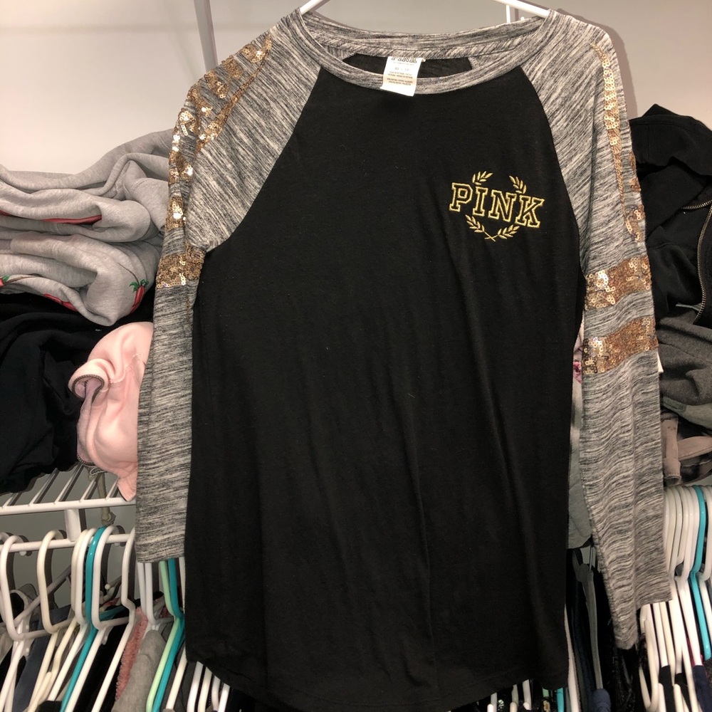 Long sleeve pink shirt